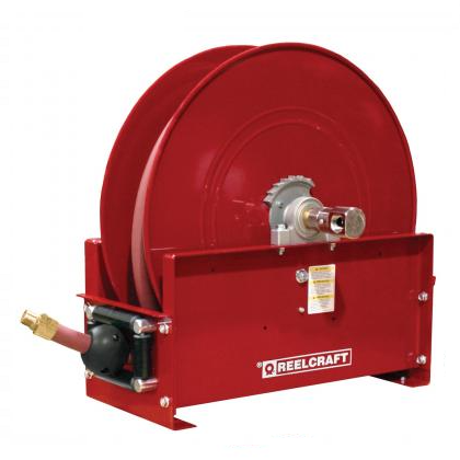D9275 OLPBW - 1/2" X 75' Air/Water Spring Reel with Hose